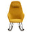 Rafferty Rocking Chair - Yellow Fabric - The Furniture Mega Store 