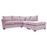 Albany Fabric Corner Chaise End Sofa - Choice Of Colours - The Furniture Mega Store 