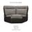 Astwick Modular Power Recliner With Intergrated Usb Charging Points - The Furniture Mega Store 