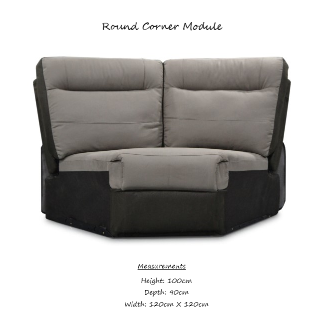 Astwick Modular Power Recliner With Intergrated Usb Charging Points - The Furniture Mega Store 