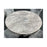 Mayfair Round Light Grey Marble Dining Table With Stainless Steel Curved Legs - The Furniture Mega Store 