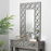 Taylor Grey & Mirrored Wall Mirror - 118cm - The Furniture Mega Store 