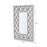 Taylor Grey & Mirrored Wall Mirror - 118cm - The Furniture Mega Store 