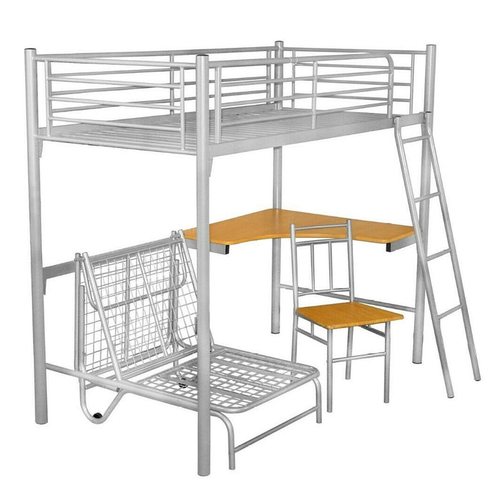 Silver loft bed deals