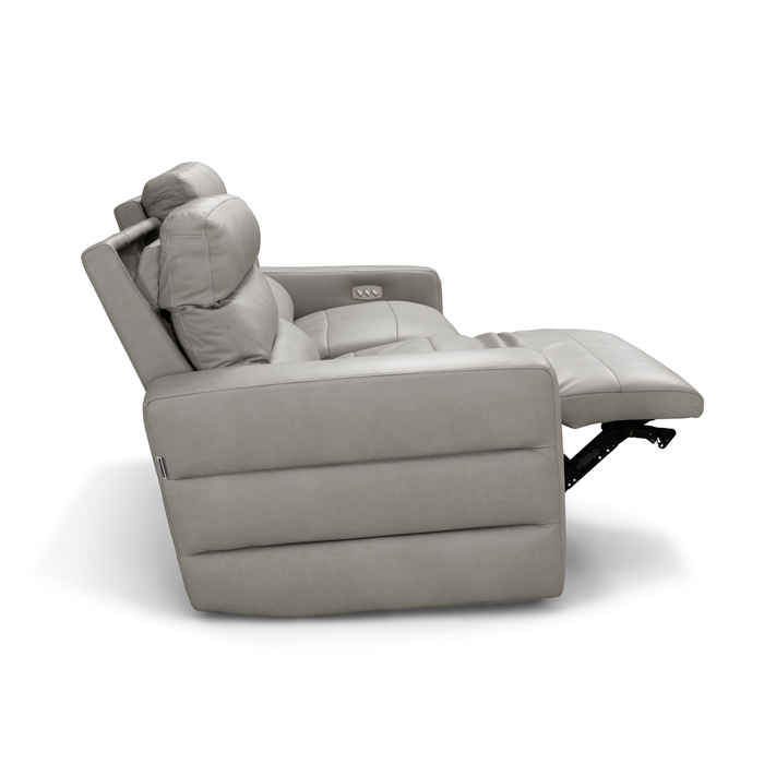 Sardegna Italian Leather Dual Power Recliner Sofa Collection - Choice Of Sizes & Leathers - The Furniture Mega Store 