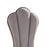 Sardinia Dining Chair Grey Fabric with Stainless Steel Legs {Set Of 2} - The Furniture Mega Store 