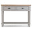 Sunbury Oak & Grey Painted  2 Drawer Console Table - The Furniture Mega Store 