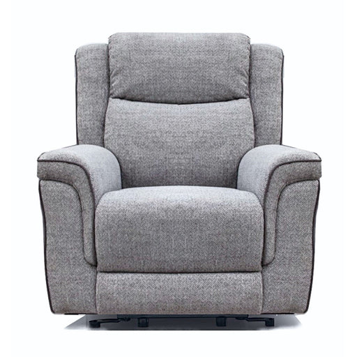 Hudson Fabric Power Twin Motor Lift & Tilt - Riser Recliner Chair - The Furniture Mega Store