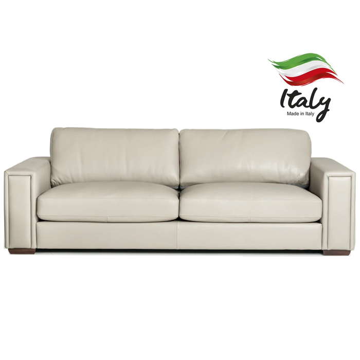 Seo Luxury Italian Leather Sofa Collection - Choice Of Sizes & Leathers - The Furniture Mega Store 