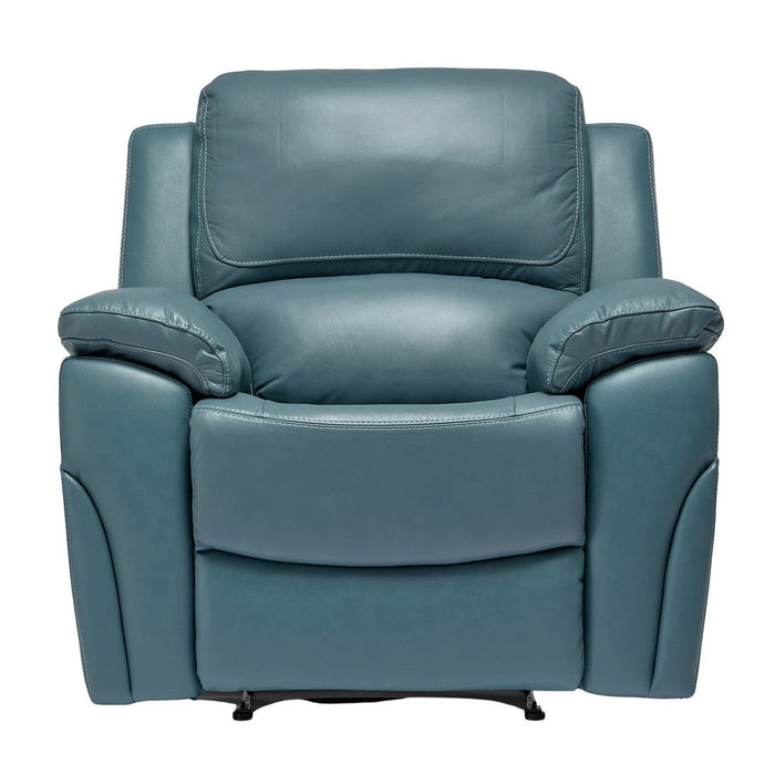 Falcon Leather Recliner Armchair - Choice Of Colours - The Furniture Mega Store 