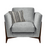 Ren Collection Armchair - Choice Of Fabrics & Feet - The Furniture Mega Store 