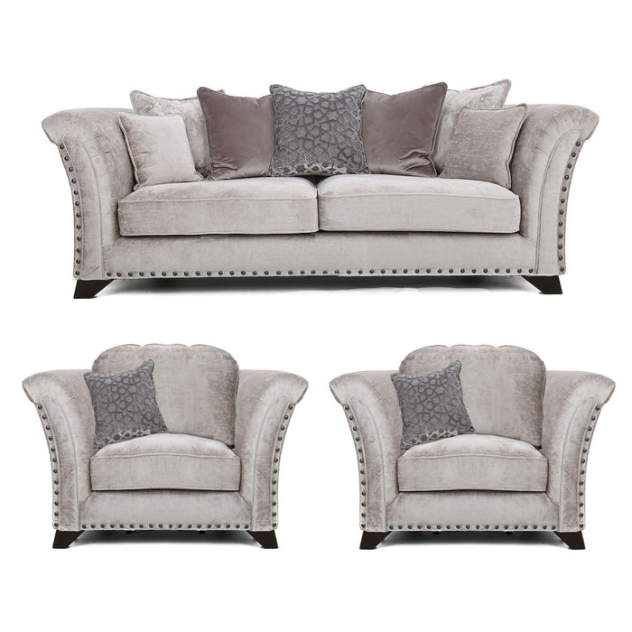 Vesper Seater Sofa Armchairs Set Choice Of Fabrics