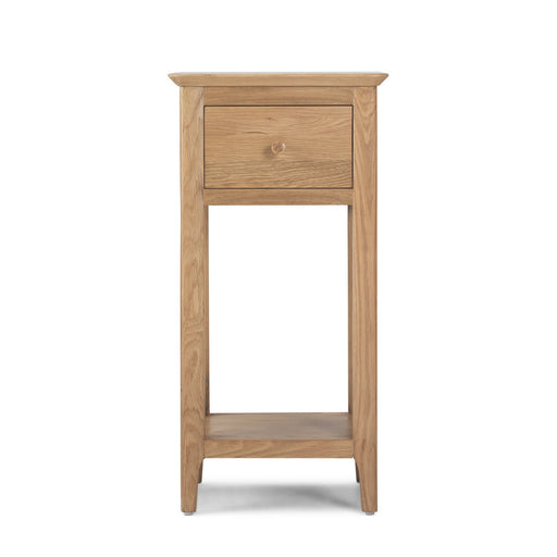 Berkley Nordic Oak 1 Drawer Telephone Table - The Furniture Mega Store