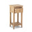 Berkley Nordic Oak 1 Drawer Telephone Table - The Furniture Mega Store 