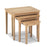 Berkley Nordic Oak 3 Nest Tables - The Furniture Mega Store 