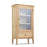 Berkley Nordic Oak Glazed Door 1 Drawer Storage Cabinet - The Furniture Mega Store 