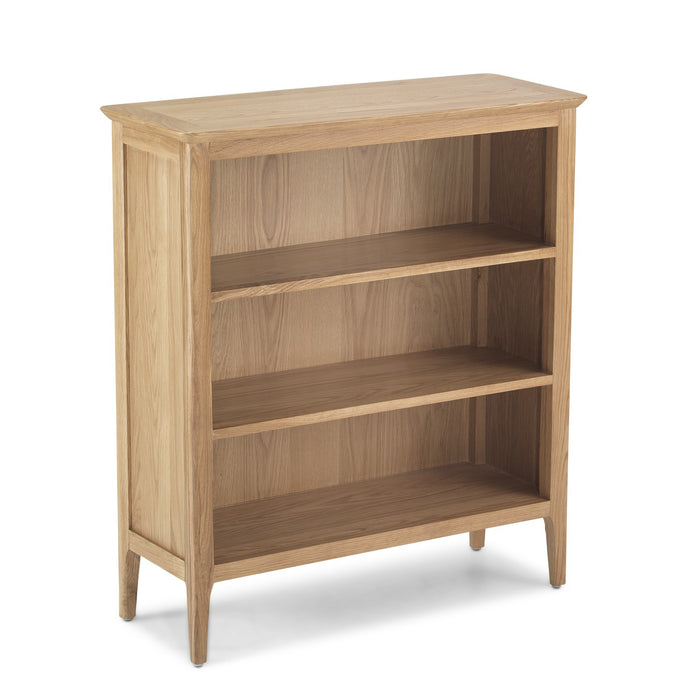 Berkley Nordic Oak Low Bookcase - The Furniture Mega Store 