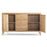 Berkley Nordic Oak Large 2 Door 3 Central Drawer Sideboard - The Furniture Mega Store 