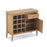 Berkley Nordic Oak Wine Storage Sideboard - 90cm - The Furniture Mega Store 