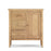 Berkley Nordic Oak 1 Door 3 Drawer Hall Cabinet - The Furniture Mega Store 