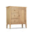 Berkley Nordic Oak 1 Door 3 Drawer Hall Cabinet - The Furniture Mega Store 