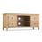 Berkley Nordic Oak Widescreen TV Unit - 120cm - The Furniture Mega Store 