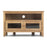 Berkley Nordic Oak Glazed 2 Door Corner TV Unit - The Furniture Mega Store 