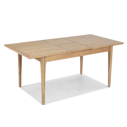 Berkley Nordic Oak Extended Dining Table - 120cm - 160cm - The Furniture Mega Store 