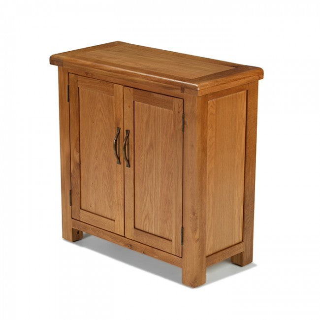 Earlswood Oak Petite Hall Cupboard - The Furniture Mega Store 