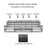 Ellis Corner Modular Fibre Fabric Recliner Sofa - Manual Or Power + USB Charging Port - The Furniture Mega Store 