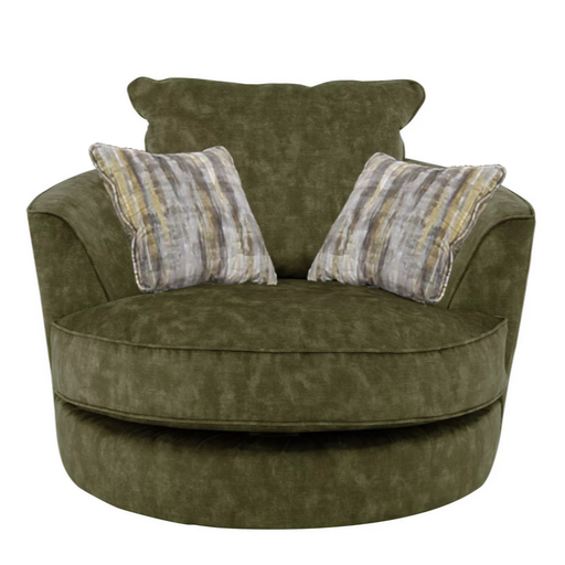 Sublime Olive Swivel Chair - The Furniture Mega Store 