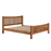 Torino Country Solid Oak 5" King Size Bed - The Furniture Mega Store 