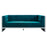 Vogue 3 Seater Velvet Sofa - Choice Of Colours - The Furniture Mega Store 