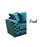 Deluxe Corner Velvet L Shaped Sofa - Choice Of Colours - The Furniture Mega Store 