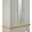 Chester Dove Grey & Solid Oak Triple Wardrobe - The Furniture Mega Store 