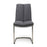 Triton Linen Dark Grey Dining Chairs {Set Of 2} - The Furniture Mega Store 