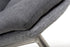 Triton Linen Dark Grey Dining Chairs {Set Of 2} - The Furniture Mega Store 