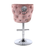 Valentino Pink Velvet Deep Tufted Lion Head Bar Stool - The Furniture Mega Store 