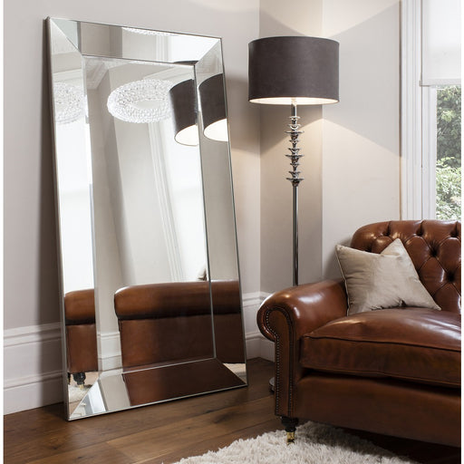 Vasto Leaner Mirror Silver - The Furniture Mega Store