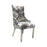 Vincent Crushed Velvet Lion Head Knocker Back Dining Chairs - Set Of 2 - The Furniture Mega Store 