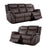 Walton Manual Fabric Recliner 3 Seater & 2 Seater Sofa Set - Choice Of Colours - The Furniture Mega Store 
