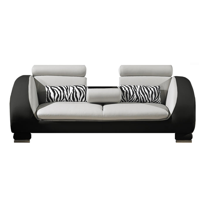 Xavier Curved Designer Leather Sofa & Chair Collection - The Furniture Mega Store 