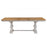 Winchester Oak & Painted Extandable Dining Table 180cm - 230cm - The Furniture Mega Store 