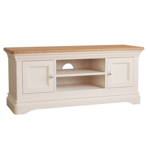 Winchester Oak & Painted TV Cabinet - 120cm - The Furniture Mega Store 