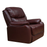 Emblem Leather Manual Recliner Armchair - Choice Of Colours - The Furniture Mega Store 