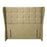 Winged Buttoned Floor Standing Full Headboard - Choice Of Fabrics & Sizes - The Furniture Mega Store 