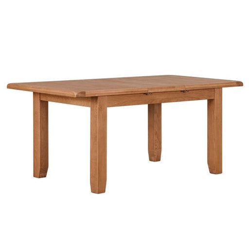 Torino Country Solid Oak Extending Dining Table - Choice Of Sizes - The Furniture Mega Store 
