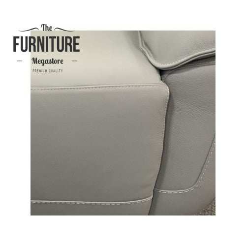 Grayson Leather Recliner Collection - Power or Manual Options - Choice Of Colours - The Furniture Mega Store 